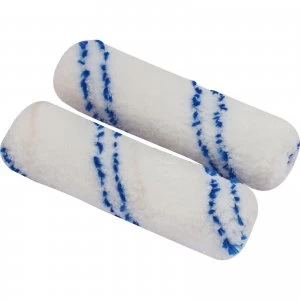 Image of Draper Microfibre Paint Roller Sleeves 100mm Pack of 2