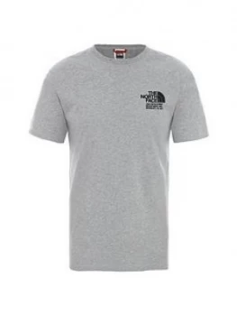 Image of The North Face Short Sleeve Graphic T-Shirt - Light Grey Heather