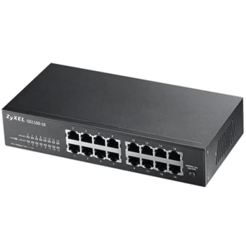 Image of Zyxel GS1100-16 - 16-Port Unmanaged Rackmount Gigabit Switch