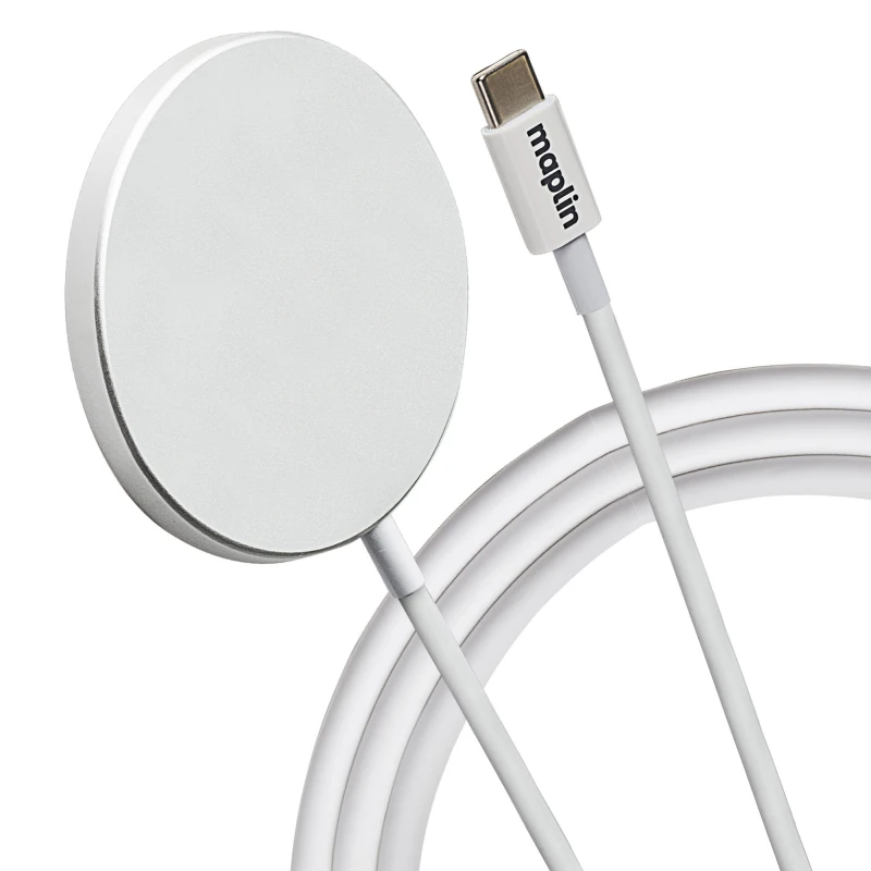 Image of Maplin Magnetic Wireless Charger USB-C 15W