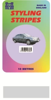 Image of Single Stripe - Silver - 6mm - 10m Length- CASTLE PROMOTIONS- CPS02S