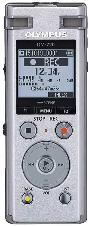 Image of Olympus DM720 Digital Audio Recorder