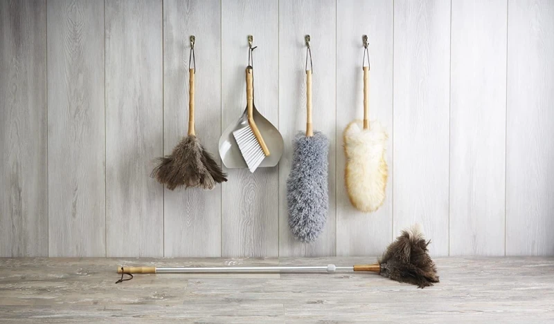 Image of Living Nostalgia Genuine Natural Ostrich Feather Duster Multi