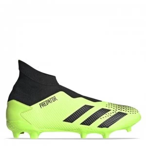 Image of adidas Predator 20.3 Football Boots Firm Ground - SignGreen/Black