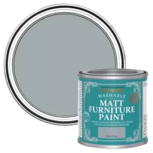 Image of Rust-Oleum Mineral Grey Matt Furniture Paint, 125Ml