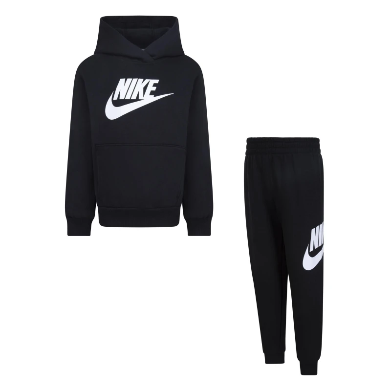 Image of Nike Fleece Tracksuit Infants - Black 4 - 5 Years