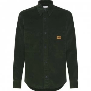 Image of Calvin Klein Corduroy Overshirt - Olive MRZ