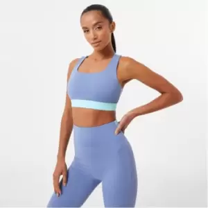 Image of Everlast Micro Tape Sports Bra - Blue
