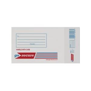 Image of GoSecure Bubble Lined Envelope Size 1 100x165mm White Pack of 20