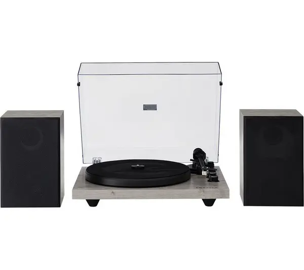 Image of CROSLEY C62B Belt Drive Bluetooth Turntable - Grey, Silver/Grey 710244248884