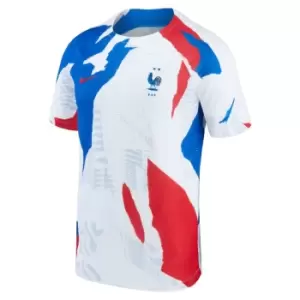 Image of 2022-2023 France Academy Pre-Match Shirt (Kids)