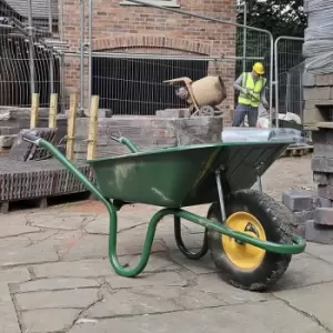 Image of Haemmerlin Aktiv Original 90LTR Epoxy Coated Wheelbarrow