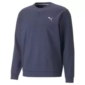 Image of Puma Cloudspun Crewneck Mens - Blue