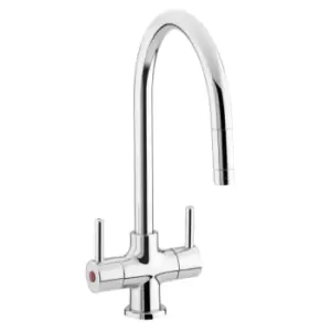 Image of Bristan Beeline Monobloc Kitchen Sink Mixer Tap With Pull-Out Nozzle Chrome BE SNK C - 630838