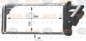 Image of Behr Heat Exchanger 8FH351311-714 w/ Gasket Seal Screws Replaces 8FH351311-711