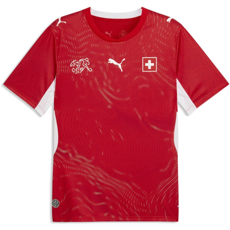 Image of Puma PUMA Switzerland Home Shirt 2026 Adults Red/White male M