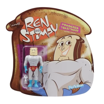 Image of Super7 Ren & Stimpy ReAction Figure - Powdered Toast Man