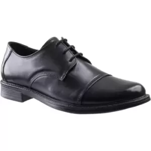 Image of Amblers Mens Bristol Safety Lace Up Leather Shoes (8 UK) (Black)