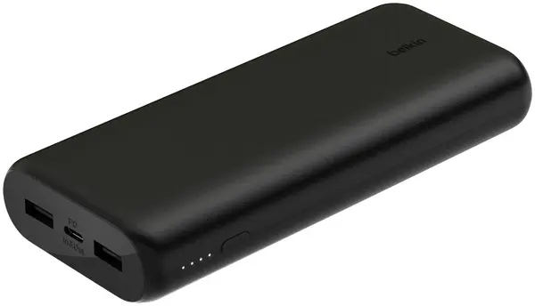 Image of Belkin Slim 20000mAh Portable Power Bank - Black