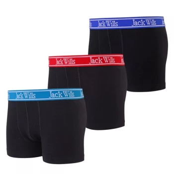 Image of Jack Wills Kids Boys Multipack Boxers Three Pack - Black