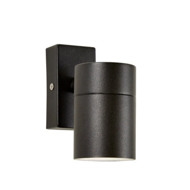 Image of Netlighting Leto Outdoor Down Wall Lamp Black IP65 Black
