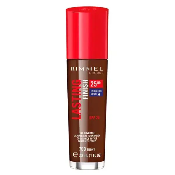 Image of Rimmel London Lasting Finish Foundation 700 Ebony