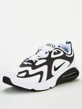 Image of Nike Air Max 200 - White/Black, Size 10.5, Men