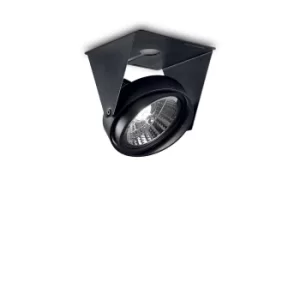 Image of Channel 1 Light Ceiling Light Black, GU10
