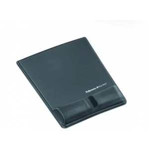 Image of Fellowes Fabrik Mouse PadWrist Support Graphite