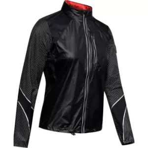 Image of Under Armour Run Impasse Wind Breaker Jacket Womens - Black