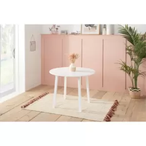 Image of Pickworth Round Dining Table White - White