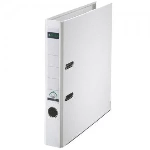 Image of Leitz Polypropylene Lever Arch File A4 52mm White PK10