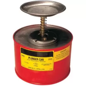 Image of Justrite 0.5 litre Plunger Cans for flammable liquids