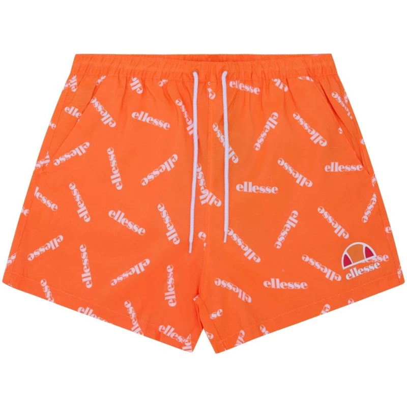 Image of Ellesse Mens Oscar Swimshort in Orange Size: XS Orange Male XS