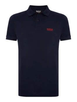 Image of Mens Barbour Essential Polo Shirt Blue