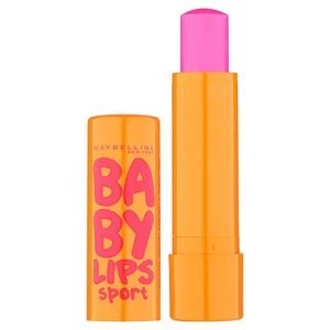 Image of Maybelline Baby Lips Sport Lip Balm Poolside Pink 24ml Pink