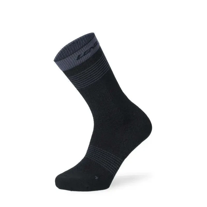 Image of Socks Lenz Merino 1 Mid Noir Unisex 48/50