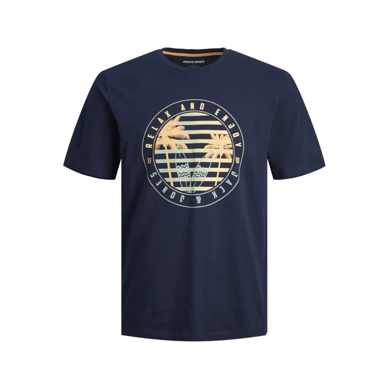 Image of jack & jones T-Shirt round neck child Jack & Jones Summer SMU Vibe Bleu Male 10 ans