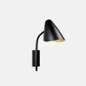 Image of Organic Wall Light Black Golden 1x E14