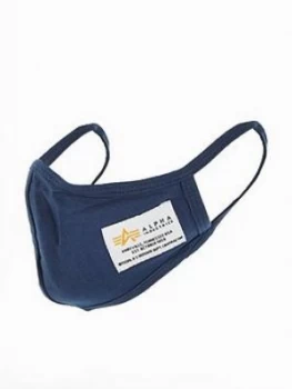 Image of Alpha Industries Crew Face Mask - Blue