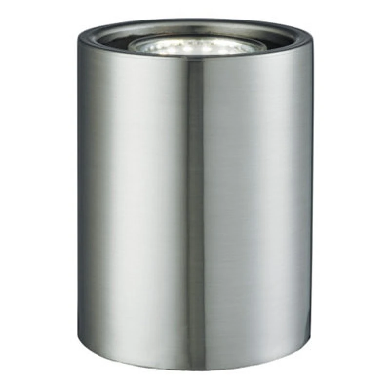 Image of Happy Homewares Small And Contemporary Satin Chrome LED Table/floor Lamp Uplighter
