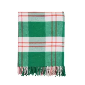 Image of Joules Lakeside Slumber Woven Throw, Multi