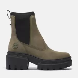 Image of Timberland Everleigh Chelsea Boot For Her In Dark Green Green, Size 7