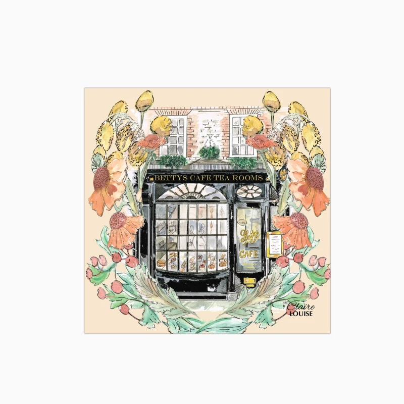 Image of Claire Louise Bettys In Full Bloom Glass Kitchen Splashback Size: 600mm x 750mm Multicolor Unisex 600mm x 750mm