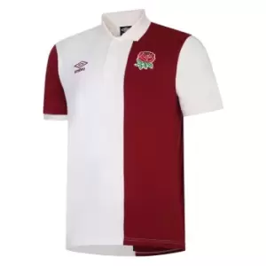 Image of Umbro England Classic Polo Shirt Mens - Cream