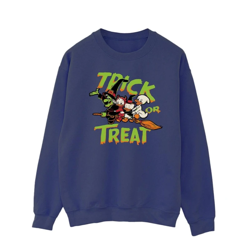 Image of Disney Men Trick Or Treat Sweatshirt in Navy Size: Small Navy S Male 5063376670906