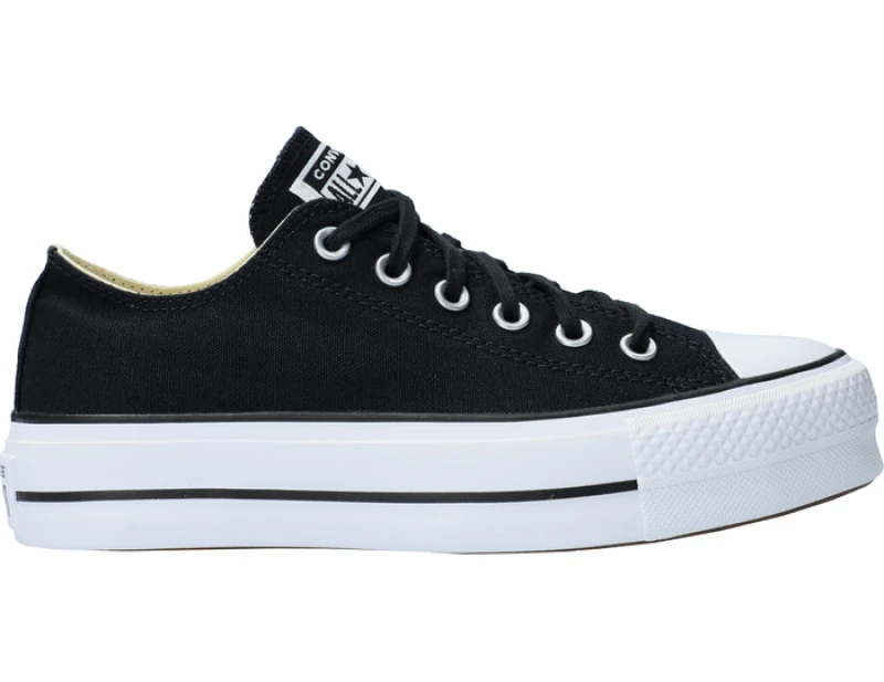 Image of Converse all star lift ox trainers in Black & white Black/White UK 3.5 (EU 36)