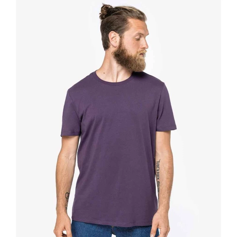 Image of Native Spirit Mens T-Shirt in Plum Size: XS Plum Male XS