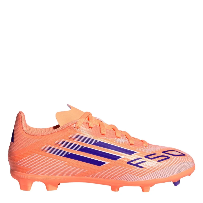 Image of adidas F50 League Childrens Firm Ground Football Boots Firm Ground Football Boots C10 (28) Orange 08002412100