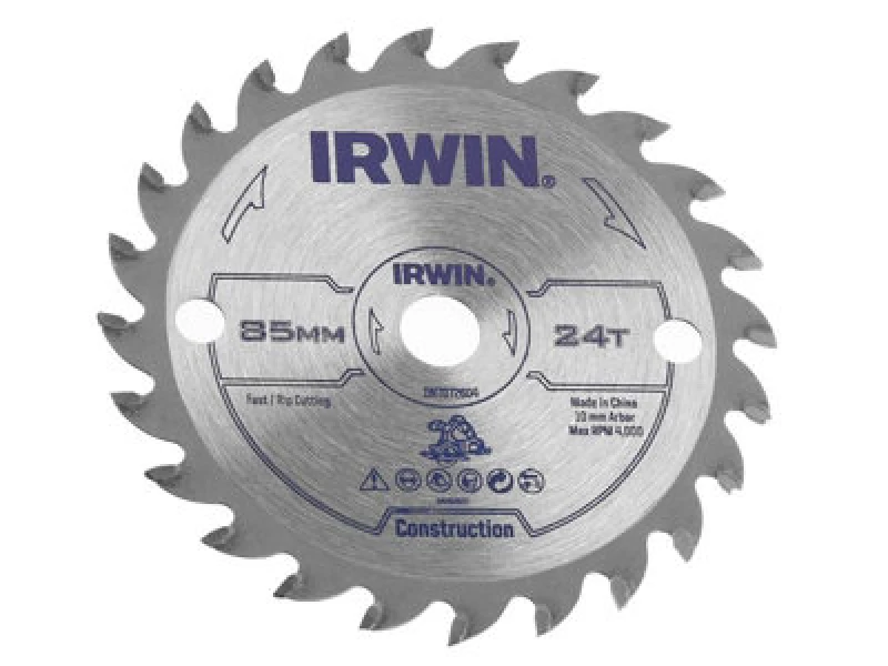 Image of Irwin Iw7072604 General Purpose Saw Blade 85 X 10mm X 24T Atb Irwiw7072604